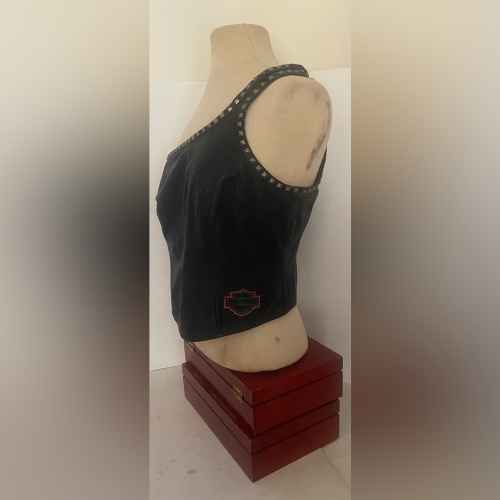 Harley Davidson Split Single Strap Leather Halter - image 6